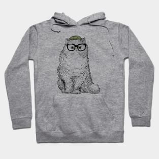 Hipster Cat Cat Hoodie